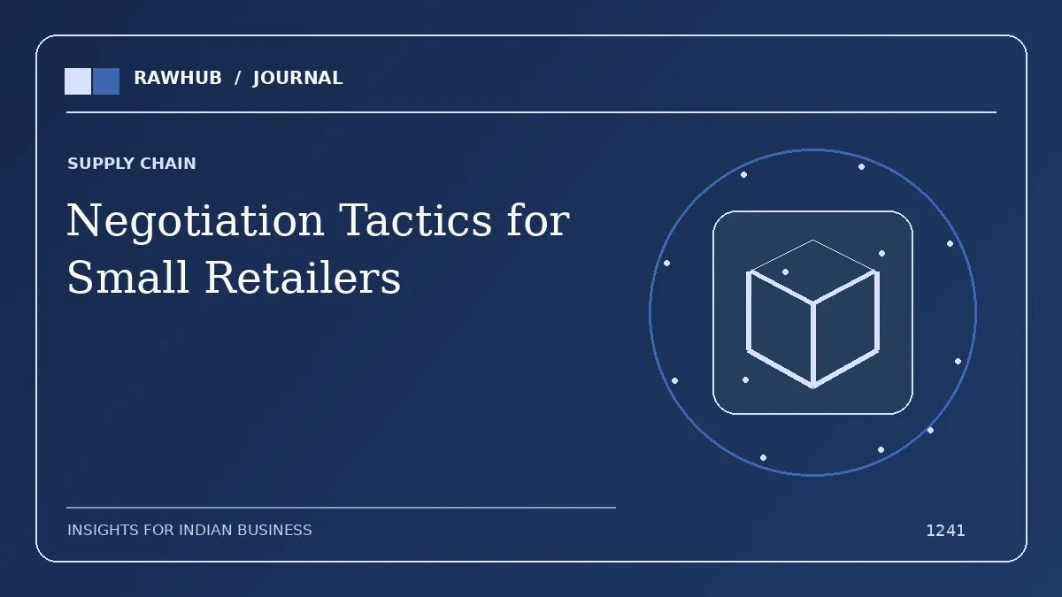 Wholesale Negotiation for Retailers: A Practical Buying Guide