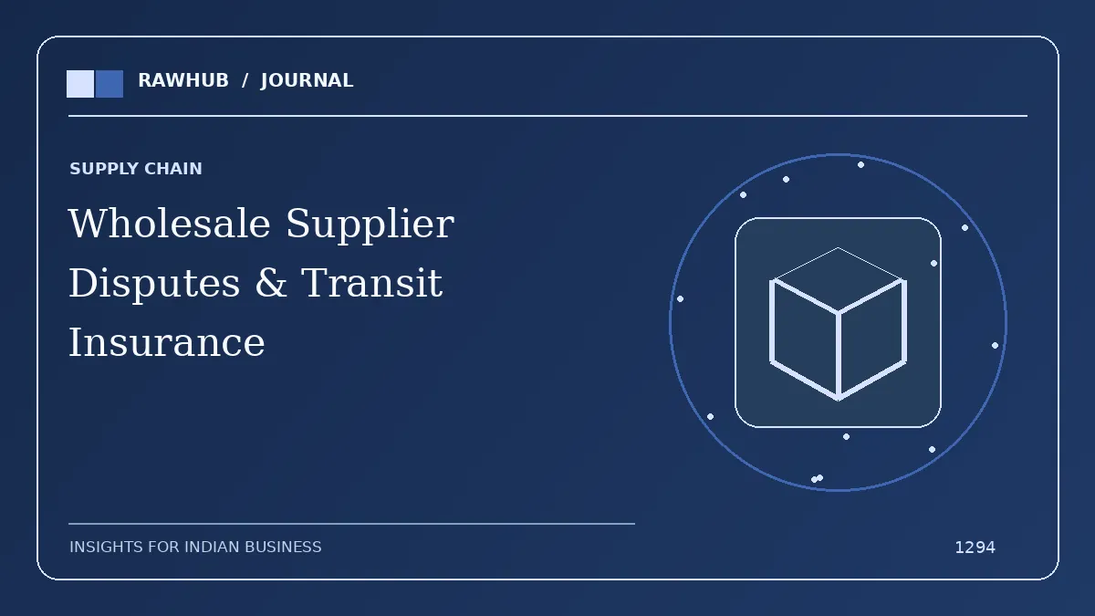Wholesale Delivery Disputes: A Retailer’s Shipment Checklist