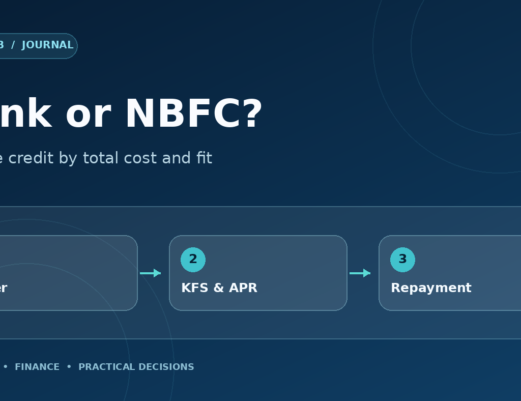 Bank vs NBFC Business Loan: What a Small Retailer Should Compare
