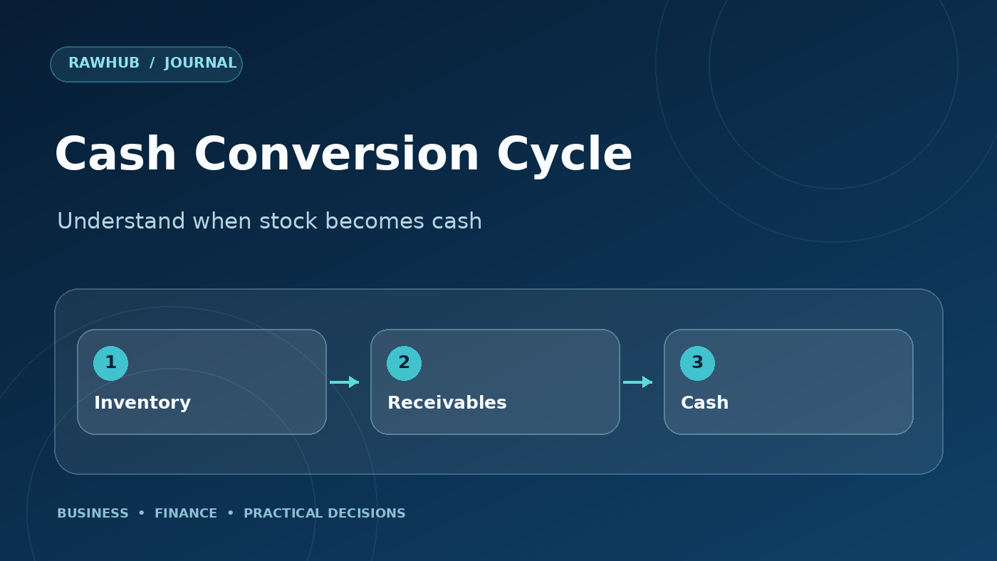 Cash Conversion Cycle for Retailers: From Stock Purchase to Collected Sales