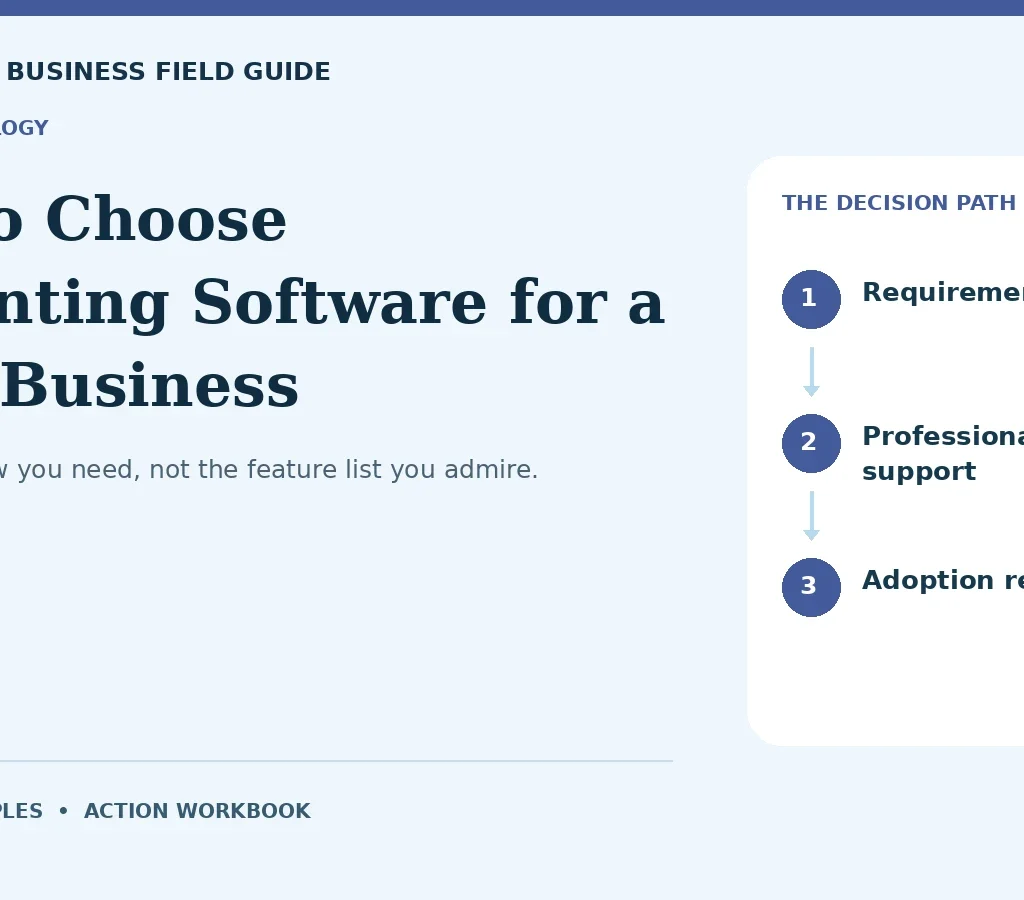 How to Choose Accounting Software for a Small Business