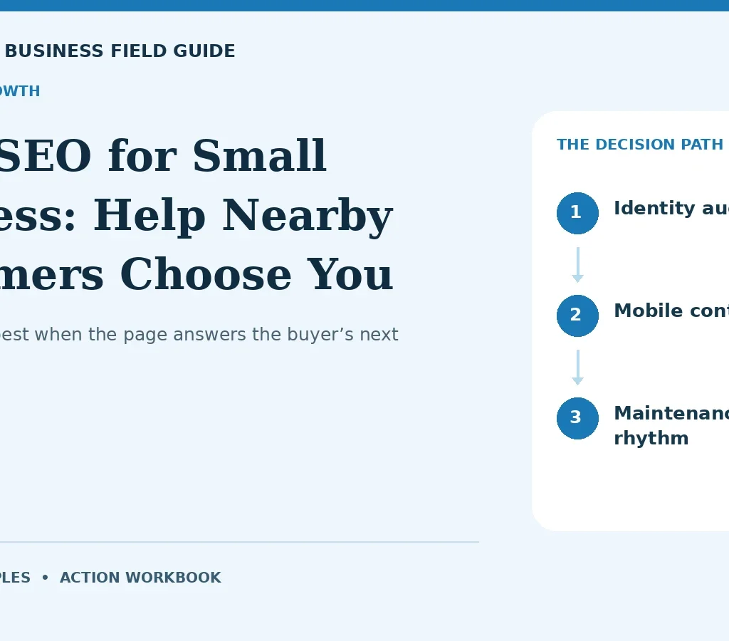 Local SEO for Small Business: Help Nearby Customers Choose You