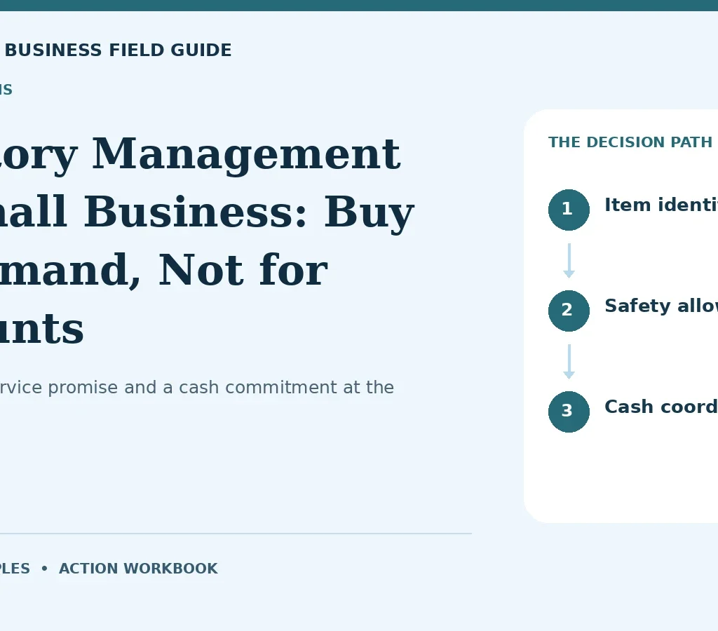 Inventory Management for Small Business: Buy for Demand, Not for Discounts