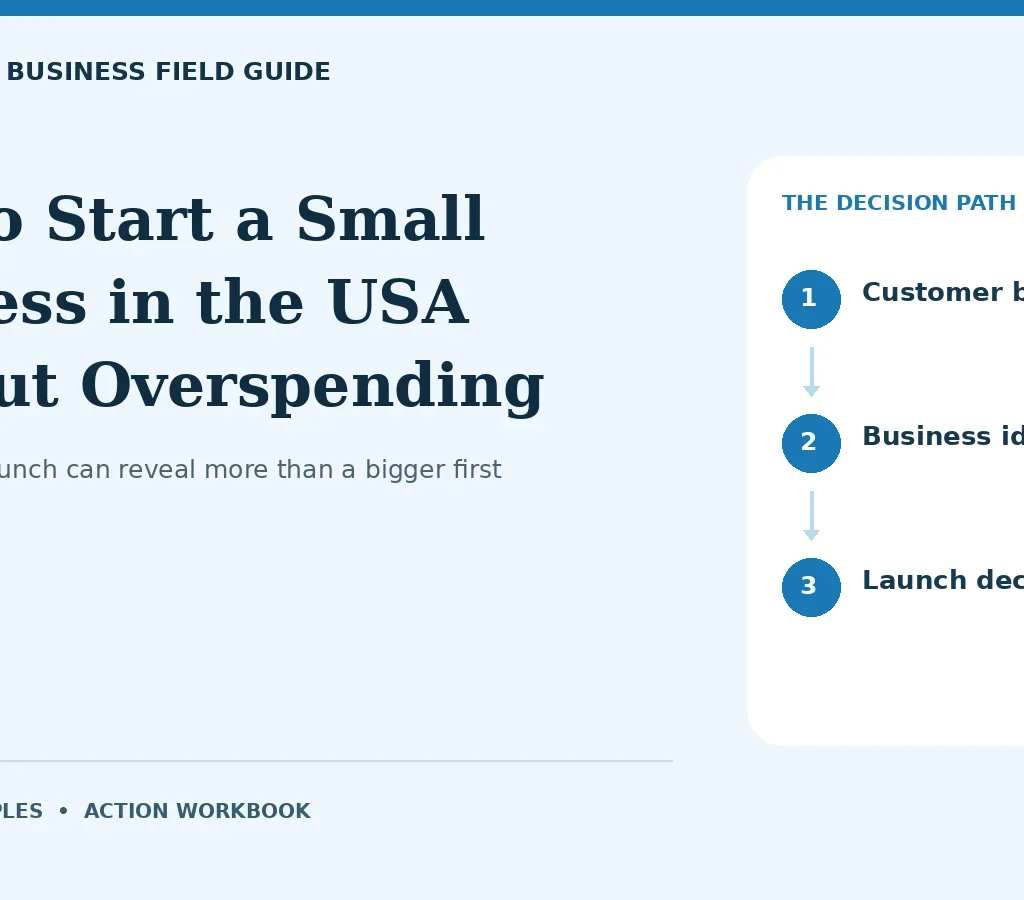 How to Start a Small Business in the USA Without Overspending